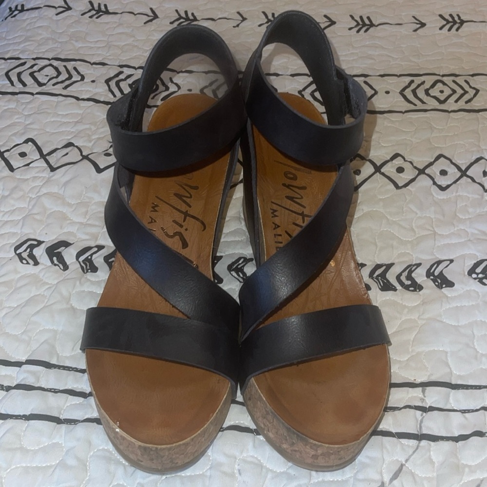 Women’s Blowfish Cork Wedge Sandals
